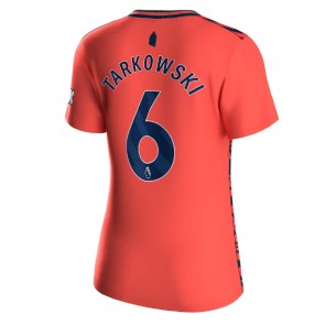 Everton James Tarkowski #6 Udebanetrøje Dame 2023-24 Kort ærmer